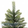 Елка искусственная напольная, 1.8м, зеленая с инеем и шишками