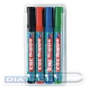 Набор маркеров для флипчарта EDDING 383, скошенный наконечник, 1-5мм, 4 цвета/уп