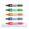 Набор маркеров для доски PILOT WBMA-VBM-M-S5, круглый наконечник, 2.3мм, 5 цветов, 5шт/уп