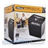 Уничтожитель документов FELLOWES P-48C, 4х50мм, 8 листов, 18л, секретность 3, пласт.карты, черный (FS-32148) (ПОВРЕЖДЕННАЯ УПАКОВКА!)