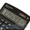 Калькулятор настольный 12 разр. BRAUBERG EXTRA-12-BK , двойное питание, 206х155х40мм, черный