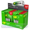 Батарейка GP AA/LR6/MN1500, Super, 1.5V, алкалиновая,  4шт/уп