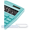 Калькулятор настольный 10 разр. ELEVEN  SDC-810NR-GN двойное питание, 127х105х21мм, бирюзовый