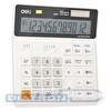 Калькулятор настольный 12 разр. Deli EM01010, расчет налога, 150х160х33мм, белый