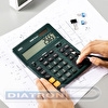 Калькулятор настольный 12 разр. Deli EM888, расчет наценки, 200х155х30мм, темно-зеленый