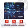 Коврик для мыши SONNEN SINGULARITY, резина + ткань, 220х180х3 мм