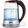 Чайник электрический Vitek VT-7009 1.7л. 2200Вт прозрачный корпус: стекло
