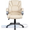 Кресло руководителя BRABIX Eldorado EX-504, крестовина пластик, экокожа бежевая, BRABIX-NOV