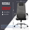 Кресло офисное BRABIX PREMIUM Ultimate EX-800, крестовина хром, плотная двойная сетка Х2, черное/серое