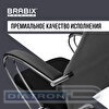 Кресло офисное BRABIX PREMIUM Ultimate EX-800, крестовина хром, плотная двойная сетка Х2, черное/серое