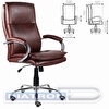 Кресло офисное BRABIX PREMIUM Cuba EX-542, крестовина пластик, экокожа, коричневое