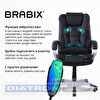 Кресло офисное BRABIX Comfort MS-003, 6 массажных модулей, иск.кожа, черное
