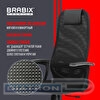 Кресло офисное BRABIX PREMIUM Ultimate EX-801, крестовина хром, плотная двойная сетка Х2, черное
