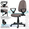 Кресло офисное BRABIX Prestige Ergo MG-311, регулируемая эргономичная спинка, ткань, бежевое