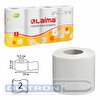 Бумага туалетная ЛАЙМА, 2-слойная,  8рул/уп, белая
