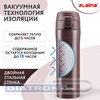 Термокружка LAIMA, 0.47л, с двойной стенкой из нержавеющей стали, имперский коричневый