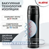 Термокружка LAIMA, 0.47л, с двойной стенкой из нержавеющей стали, черный