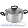 Кастрюля Rondell Tierno RDS-1592 2.8л. d=20см (с крышкой) стальной