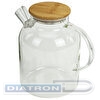 Чайник заварочный DASWERK Бочонок, 1500мл, жаропрочное стекло, спиральное сито