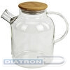 Чайник заварочный DASWERK Бочонок, 1500мл, жаропрочное стекло, спиральное сито