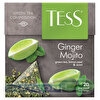 Чай зеленый с добавками TESS Ginger Mojito, с ароматом мяты и лайм, 20х1.8г, пирамидки