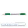 Ручка шариковая PILOT BPS-GP-F-G, резиновый упор, 0.22/0.7мм, зеленая