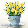 Кристальная (алмазная) мозаика "ФРЕЯ" ALBP-265 постер "Желтые тюльпаны" 20 х 20 см