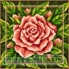 Кристальная (алмазная) мозаика "ФРЕЯ" ALBP-286 постер "Роза" 30 х 30 см