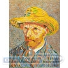 Кристальная (алмазная) мозаика "ФРЕЯ" MET-ALPD-027 на подрамнике "Автопортрет в соломенной шляпе, Винсент ван Гог" 30 х 40 см