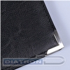 Папка адресная А4, кожзам, черная